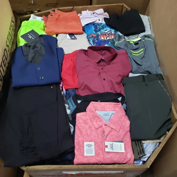 male clothing pallets