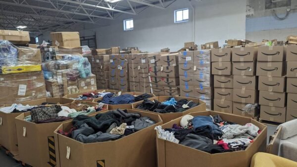 pallets of clothes for sale